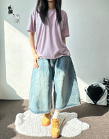 マキビビソフトタッチベーシックルーズTシャツ10カラー