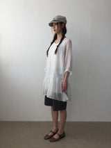 Hibbi neck frill dress (2color)