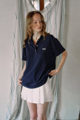 T/T ロゴTAN pk Tシャツ (navy)