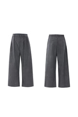 Rhinestone Sequin Pleated Trousers