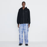 Into The Wild Snake Hoodie Zip Up Black