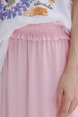 Overlace Layered Skirt [Pink]