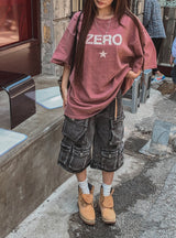 スーパーポケットカーゴハーフデニムパンツ