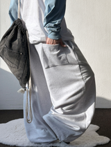 ishishiku Basic Wide Long Pants 2 SIZE 3 COLORS