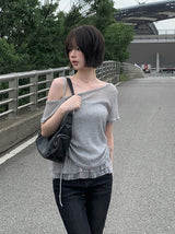 Koren Bootcut Long Vintage Washing Denim Pants