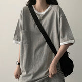 Lummet Color Scheme Pocket Boxy Fit Short Sleeve Tee
