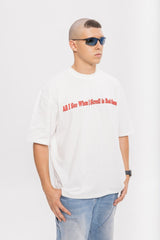 Bad Omens スケルトンパフプリントTシャツ
