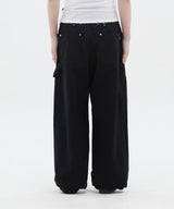 Stud Detail Carpenter Denim Pants_Black