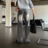 LMN Labo Wide Brush Denim Pants (5 colors)
