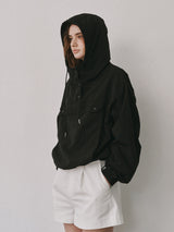 Anorak hood jumper (Black)