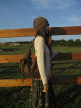 back shirring beanie