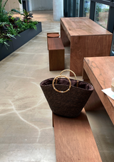 Lloyd Bamboo Rattan Shoulder Bag / 2 colors
