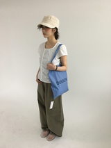 pleated button blouse (2color)