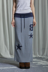 STRIPE LONG SKIRT