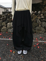 Nugget Pintuck Wide Balloon Pants (5c)