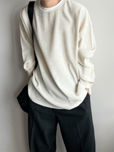 ウェーブプリーツTシャツ