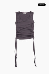 Lumi side shirring sleeveless