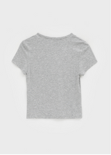 [MADE] ダビパテンセルラウンド半袖Tシャツ (Tencel 92%)