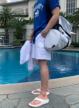 Liu Washing Cargo Banding Shorts