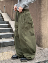 バルーンスナップワイドパンツ(3C)