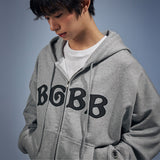 BGBB ジップアップフーディー (グレー)