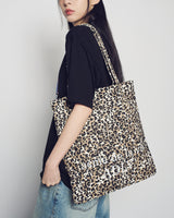 25FW レオパードプリントベーシックロゴエコバッグ