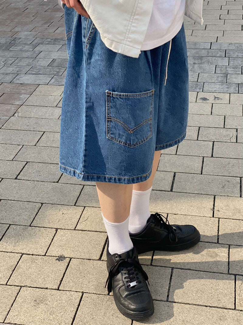 One pocket half pants