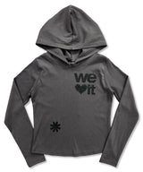 We love It Hoodie Long Sleeve_Charcoal