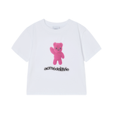 25SS エイリアンベアクロップショートスリーブTシャツ ホワイト
