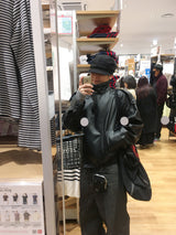 No.1623 high neck leather JK