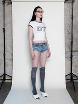 07 Star Slim Tee [White]