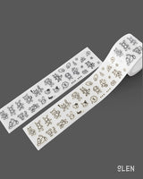 Animal Drawing Writable Paper Kiss Cut Tape