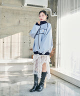 UNISEX パイピングトラックジャケット ブルー