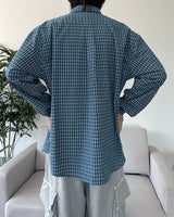 ミカウォッシングチェックシャツ
