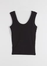 EYELET RIB SLEEVELESS