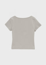 [MADE] Edina Wide U-Neck Short-Sleeve Tee