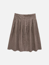 Preppy Vintage Check Skirt (2c)