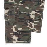25SS DAMAGE WASHED WIDE CARGO PANTS CAMO