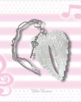 Wings of Heart Keychain Necklace