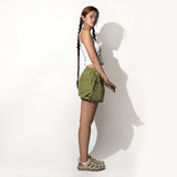 HALF BALLOON CLIMBING PANTS - OLIVE GREEN