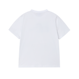 25SS チェックリストウーマン半袖Tシャツ ホワイト