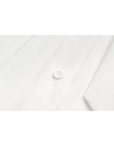 クロエ ビッグリボン パールポイント シャツ ホワイト