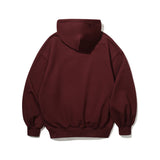 Scribble Paint Hoodie (Burgundy)