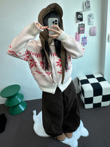 フリース🩷サイドピンタックロングワイドオーバーパンツ 💙🤎🩷🩶🖤5COLOR
