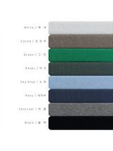Summer Cool Plain Collar Short Sleeve Overfit Knit 8COLOR