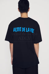 24FW フィンガーポインティングレタリングベビーフェイス半袖Tシャツ ブラック