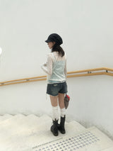 Dot Slub Summer Cardigan (3c)