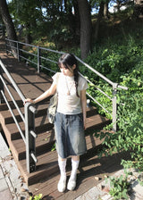 ドットシースルーTシャツ