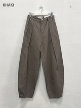 CURVED TUCK BALLOON PANTS (2C)