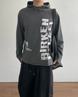 Vine Stripe Hood Long Sleeve